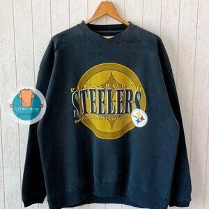 Pittsburgh Steelers NFL black Shirt Sweatshirt Retro '95